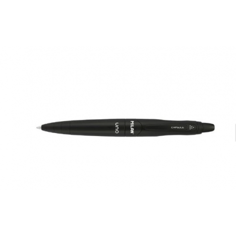 Długopis Milan Capsule Uno 1.0mm czarny